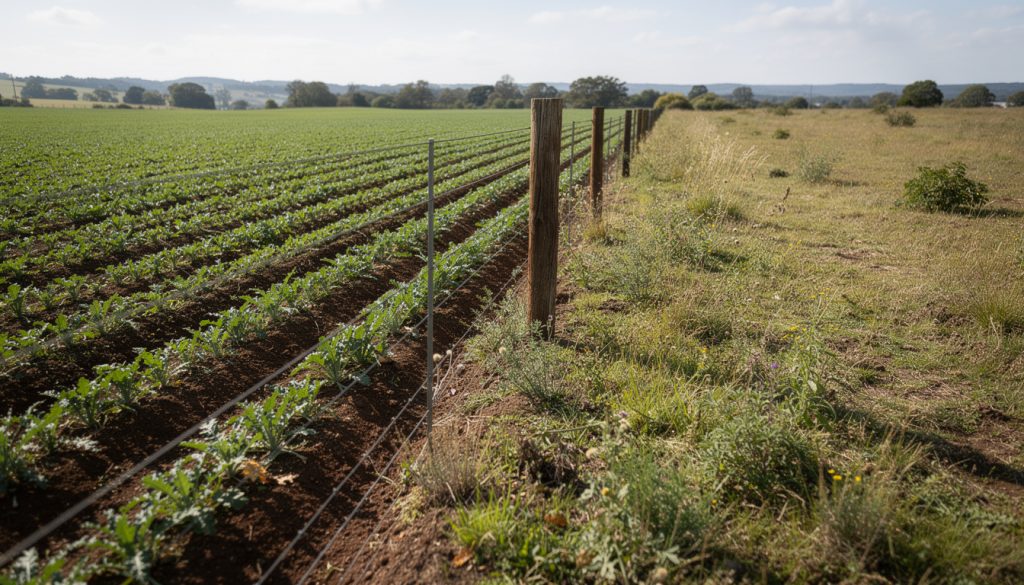 découvrez les réglementations en vigueur concernant la distance entre une clôture et un champ pour respecter la loi et éviter les litiges.