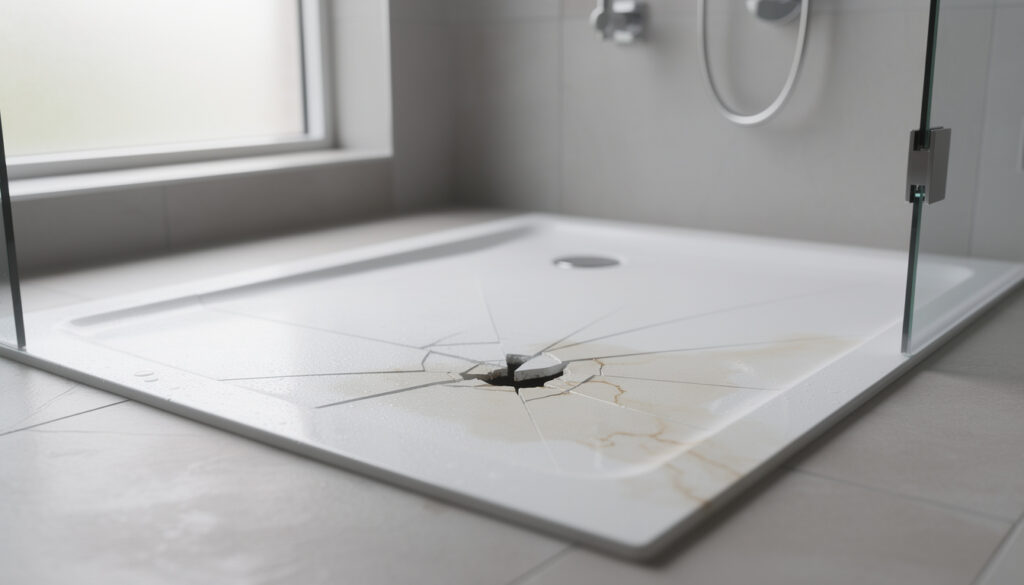 découvrez ce que couvre votre assurance en cas de fissure sur un receveur de douche et comment procéder pour une prise en charge efficace.