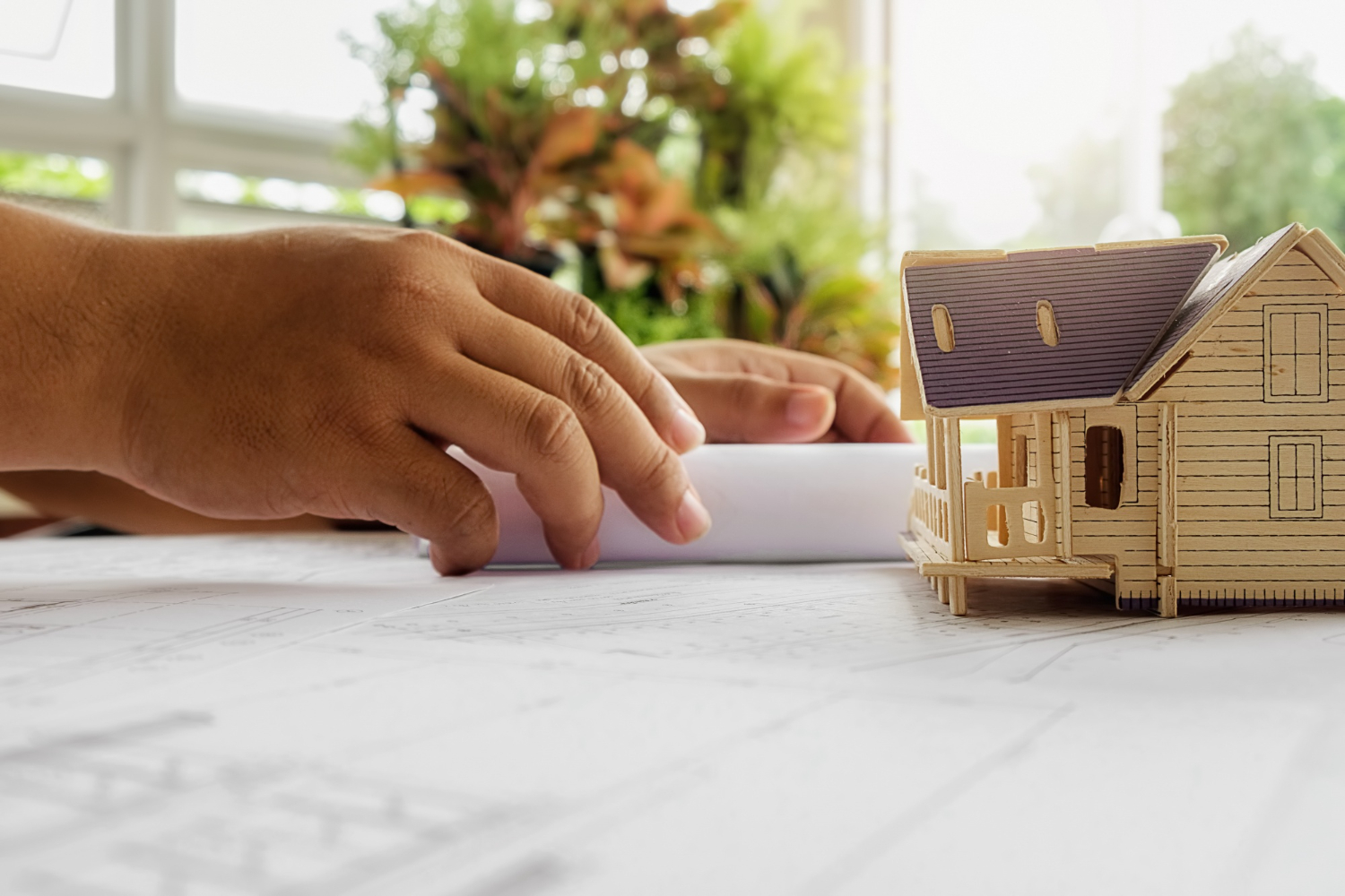 étude de terrain et plan maison